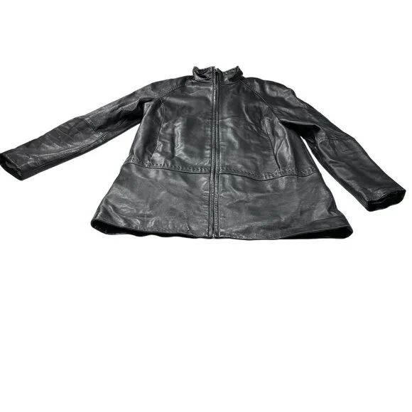 Wilsons Leather Womens Black Jacket With Thinsulate Insulation M Size